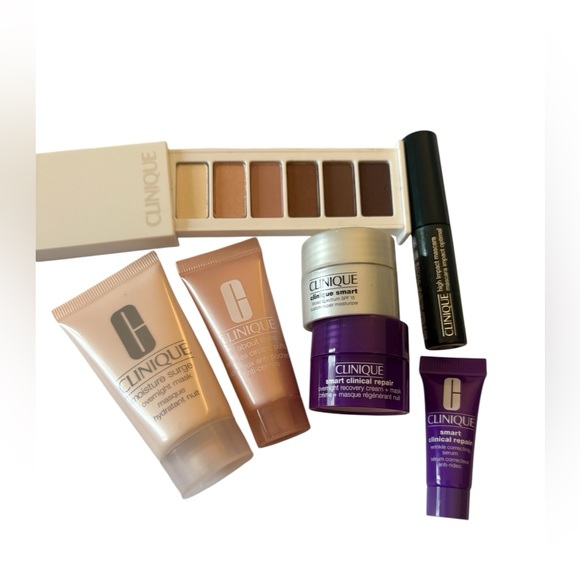 Clinique Other - Clinique skin care and beauty bundle with eyeshadow, treatment and mascara